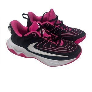 Nike Giannis Immortality 4 Basketball Kids Shoes Black Fuchsia FZ6734 Size 3Y